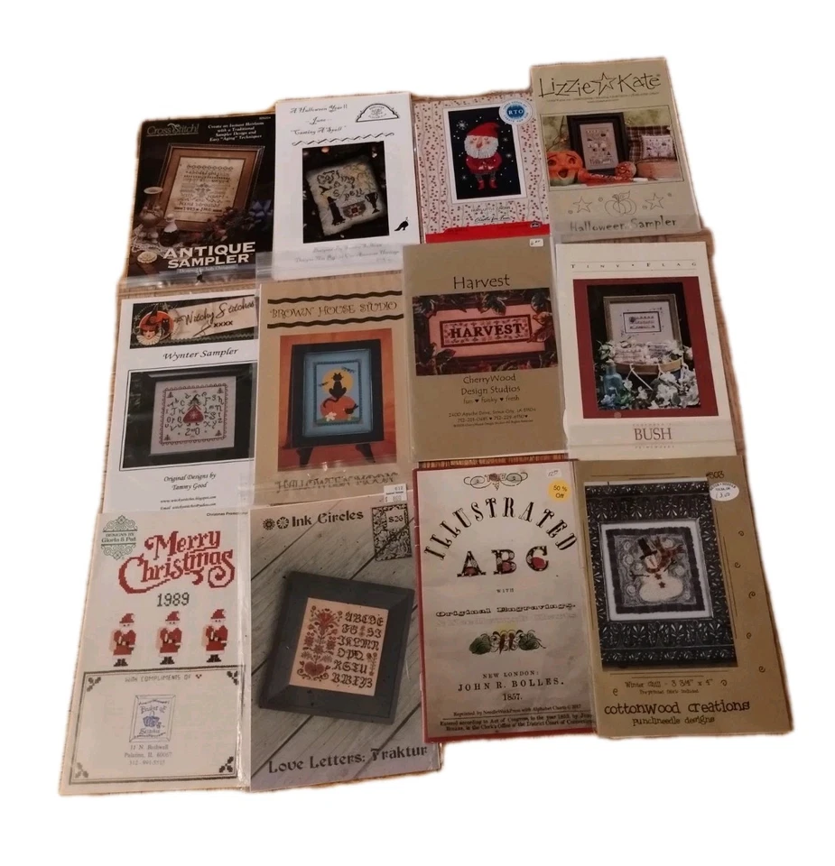 LOT OF 31 CROSS STITCH CHART SOME W/ EMBELLISHMENTS, NOS - Image 2 of 4