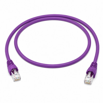 Telegärtner Cat6A RJ45 S/FTP Shielded LSZH Patch Cable Purple 0.25m to 10m