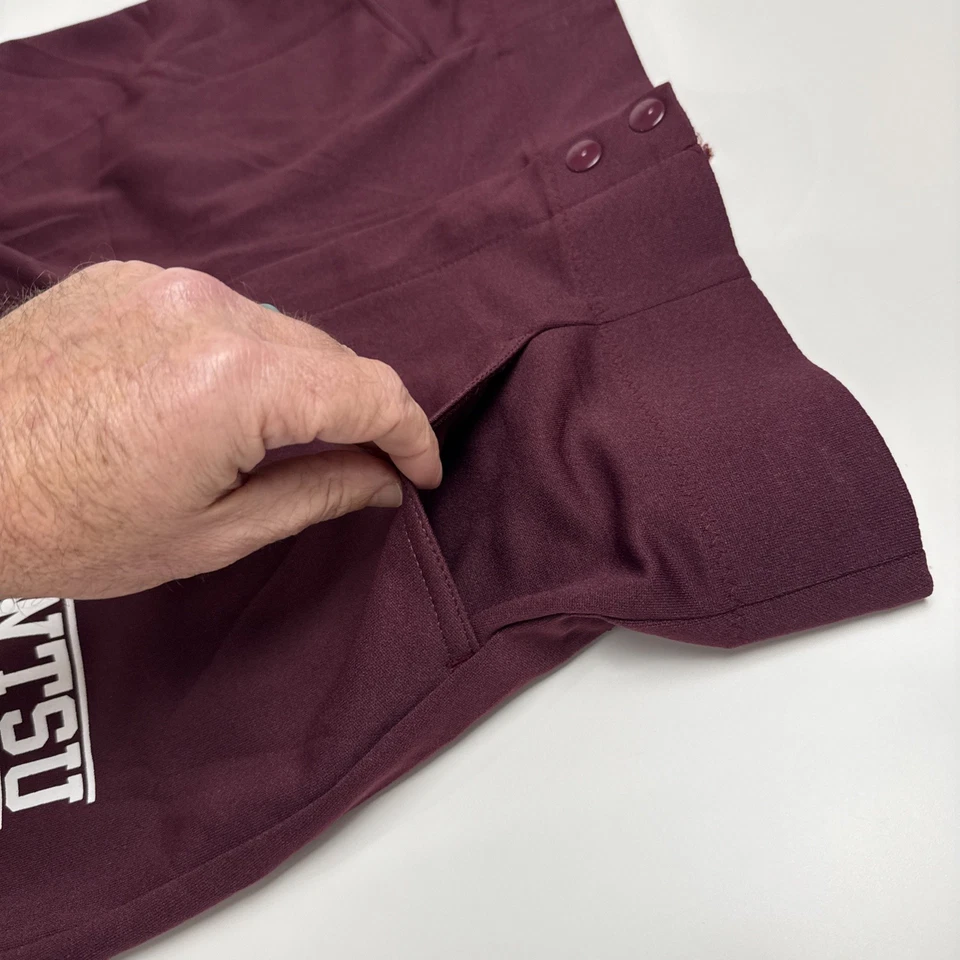 Pantalones Cortos Vintage West Texas State A&M University Coaches Hugger Soffee Talla L 36-38 Foto 4 de 4