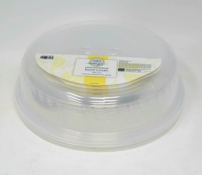 G &S Design Set of 4 Microwave Covers 10.5'' for Food Large Plate BPA Free