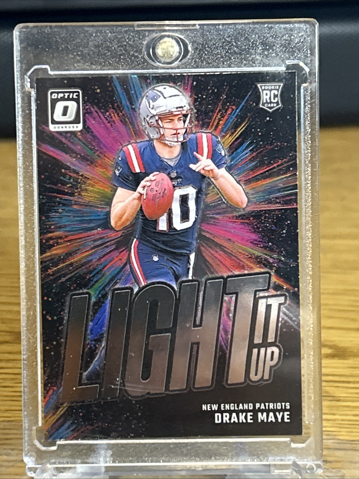 Drake Maye 2024 Donruss Optic Light It Up RC #7 - A129
