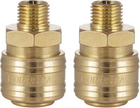 Poppstar 2X Schnellkupplung Druckluft Nw 7,2 Mit 1/4 Zoll AußEngewinde