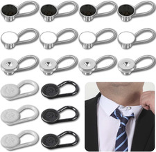 18Pcs Shirt Collar Button Extender: Neck Button Extender for Mens Dress Shirt -