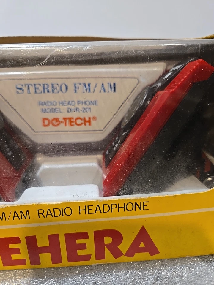VINTAGE STEREO AM/FM RADIO HEADPHONES - DO-TECH STEHERA MODEL DHR-201 - NOS - Image 3 of 4