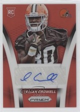 2014 Panini Prizm Auto Rookie Red Prizm 70/75 Isaiah Crowell #AR-IC Auto 0b2