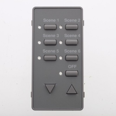 Leviton DCK6S-G Gray Face Plate Color Change Kit For Decora 6-Scene Controller