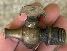 Antique Vintage Brass Petcock Gas Primer Priming Cup Hit And Miss Engine 1/2”