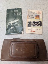 Stereo Realist Camera David White Co Model 1041 Circa 1948-51 with Leather Case