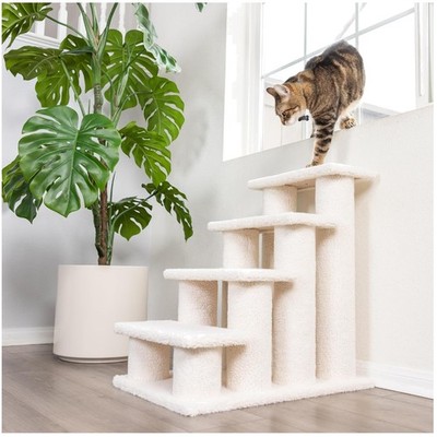 Stylish Ivory Pet Steps for Cats and Small Dogs