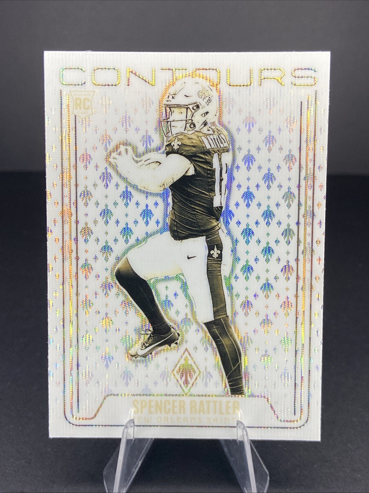2024 Panini Phoenix Spencer Rattler Contours Rookie Wave #CON-SRR