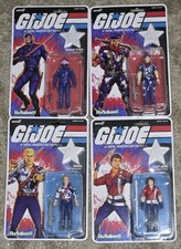 GI JOE SUPER 7 REACTION USA 250th DUKE FALCON SNAKE EYES LADY JAYE Walmart Exc.