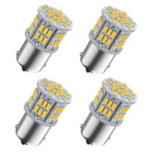 1156 Bulb, 1141 1003 BA15S Led, 12V-24V 54-SMD 3014 Chips Warm White Bulbs fo...