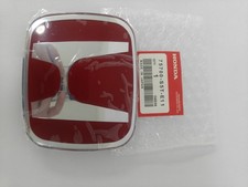 Front Rear Emblem Ex Si For 2006-2011 For Honda Civic 2dr Coupe Jdm Red H Type R Front Rear Emblem Ex Si For 2006-2011 For Honda Civic 2dr Coupe Jdm Red H Type R