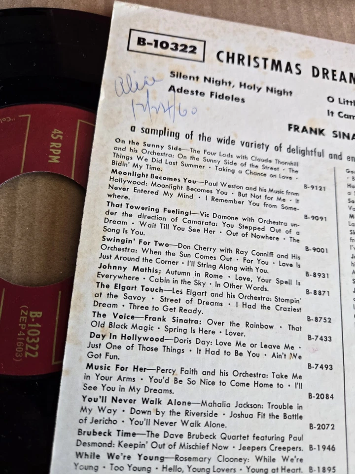 Frank Sinatra Lot Of Rare 8 Eps Covers And 7 Ep Records Over 60 Yrs Old Foto 3 de 4