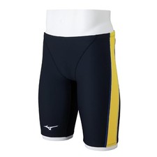 Mizuno Exersuit Half Spats N2MBC063 Men's Size M Black/Yellow for Competitive