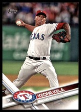 Keone Kela 2017 Topps #22 Texas Rangers MLB READ FREE SHIPPING AutographDen