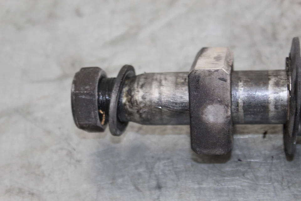 03-05 YAMAHA YZF R6 OEM REAR AXLE BACK WHEEL RIM PIVOT BOLT AXEL - Image 2 of 4