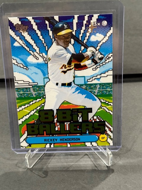 2026 Topps #8B-17 Rickey Henderson 8 Bit Ballers