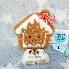 NEW Jellycat Amuseables Molasi Cookie LA Ski Club Gingerbread House Holiday Gift