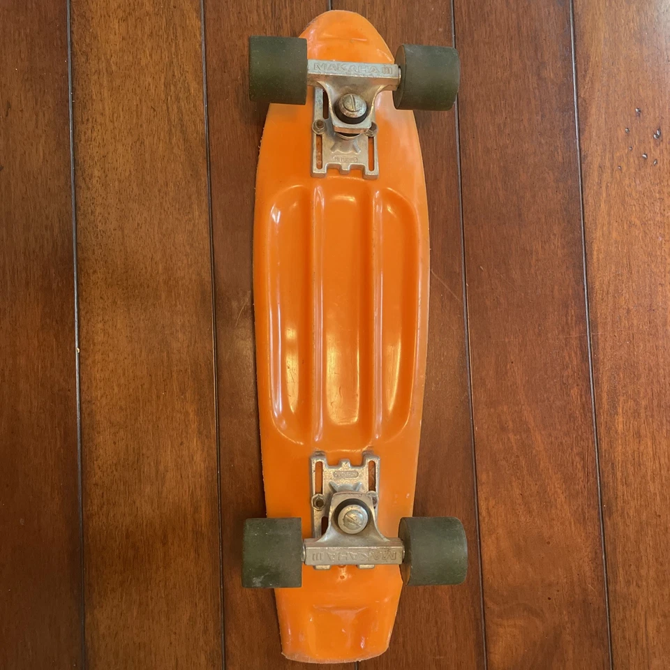 Monopatín completo original vintage naranja Makaha EE. UU. Foto 2 de 4