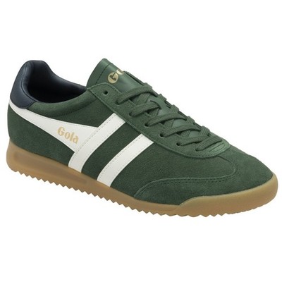 Gola Torpedo Lace Up Sneakers Shoes Evergreen Off White Navy CMB761 Men's 11