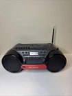 Sony ESP Sports CFD-980 Water Resistant CD Radio Cassette Boombox Works Great!