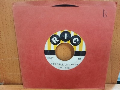 45 / Joe Jones / 1960 / You Talk Too Much / I Love You Still
