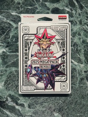 YuGiOh! 2025 Mega-Pack Tuck Box (3 Mega-Packs) Factory Sealed - Brand New |  eBay