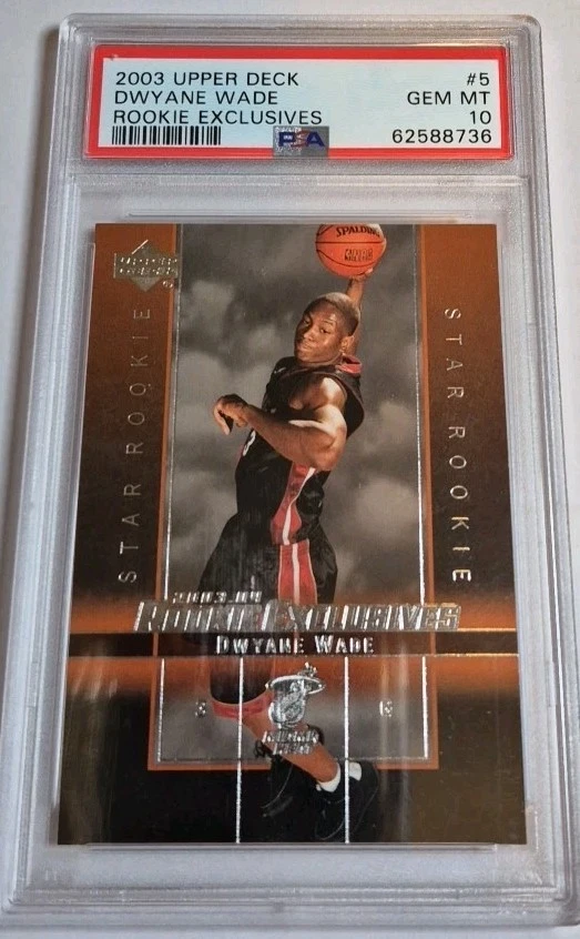 Upper Deck Dwyane Wade Basketball Rookie Sports Trading Cards