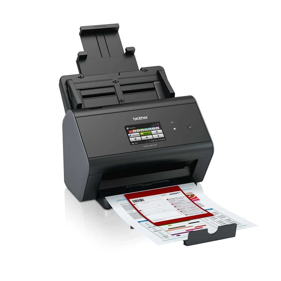 Brother ImageCenter ADS-2800W Wireless Document Scanner, Multi-Page Scanning, - Image 2 of 4