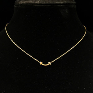 Tiffany Smile T Necklace | eBay