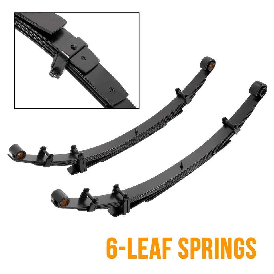 2Pcs For Toyota Pickup/4Runner/Hilux 4WD 1979-1989 Rear Leaf Springs Steel New Foto 4 de 4