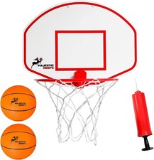 Indoor Mini Basketball Hoop Durable Plastic for Kids Adults No Assembly with