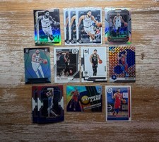 Ben Simmons - Prizm Parallel (13) Lot Silver Orange Mosaic RWB Express Lane Nets