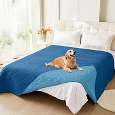 Waterproof Reversible Dog Blanket, Pet Blanket for Sofa Couch