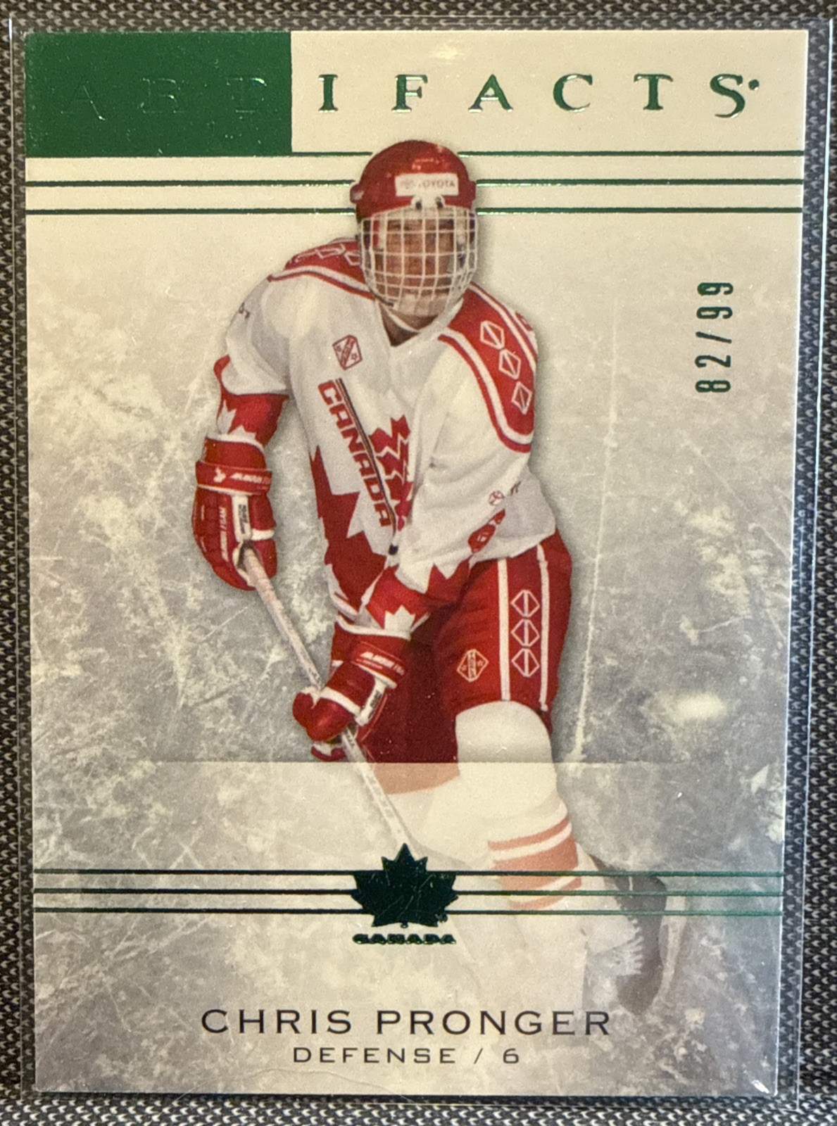 2014-15 Upper Deck Artifacts - Chris Pronger #17 Emerald /99