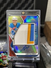 2024 Panini Phoenix - Rookie Sihouettes Ladd McConkey #RS-LMY Red /99 (RC)