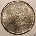 1889 P Morgan Silver Dollar. Guaranteed Authentic Nice Coin. AU
