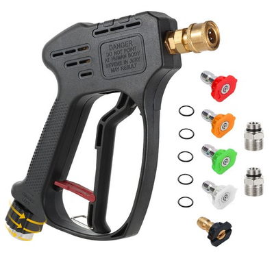 #ad Short Pressure Washer Gun 5000 PSI Max Swivel High Pressure Washer Handle wi... $30.53