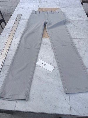 Mizuno Baseball Pants Youth XL Gray Black Piping Performance Padded MVP Pro #7