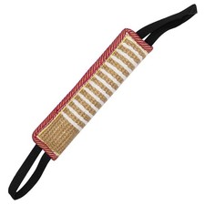 Storystore Dog Tug Toy Training Bite Pillow Jute 11.8 Inch x 1P, Colorful