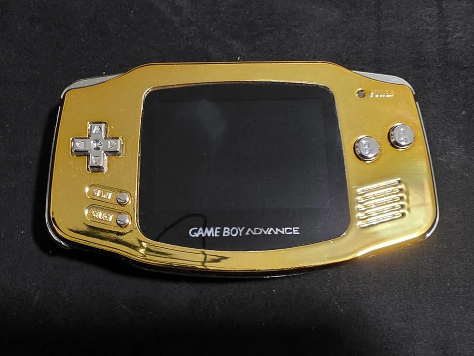 Gameboy Advance Modded DORADO/PLATEADO con Pantalla IPS V5/Batería USB-C/Salida HDMI Foto 2 de 4