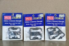 PECO SL-1441 Hom Schmal Anzeige 3 X Puffer Stopp - Stahlbox Typ Auf