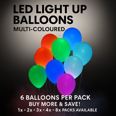 LED Luftballons 48 Stück beleuchtet PERFEKT PARTY Deko Hochzeit Kindergeburtstag UK!