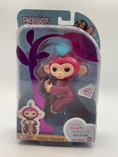New Fingerlings Glitter Monkey Razz Raspberry Glitter Interactive Baby Toy Pink