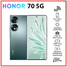 Image of Original Honor 70 5G 256GB ROM 12GB RAM Dual SIM 6.67" Smartphone New Sealed