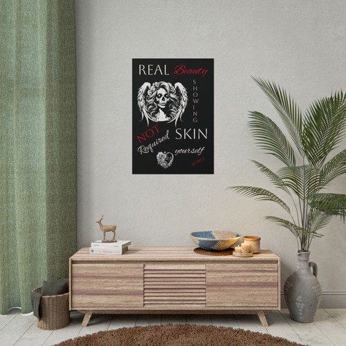 Edgy Skull Art Poster, Empowerment Wall Decor, Gothic Room Accent, Unique Gift - 第 73/81 張圖片