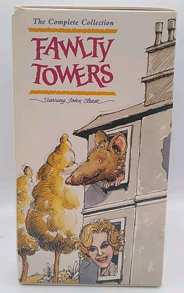 Fawlty Towers The Complete Collection (VHS, 1998, 4-Tape Set) 3 Still Sealed - Image 4 of 4