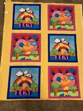 Fabric Winnie The Pooh Disney Springs rainbow Pooh panels
