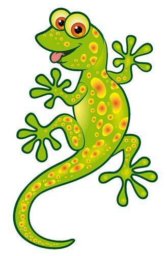 Aufkleber Sticker Lizard Eidechse Gecko grün Autoaufkleber - Bild 1 von 1
